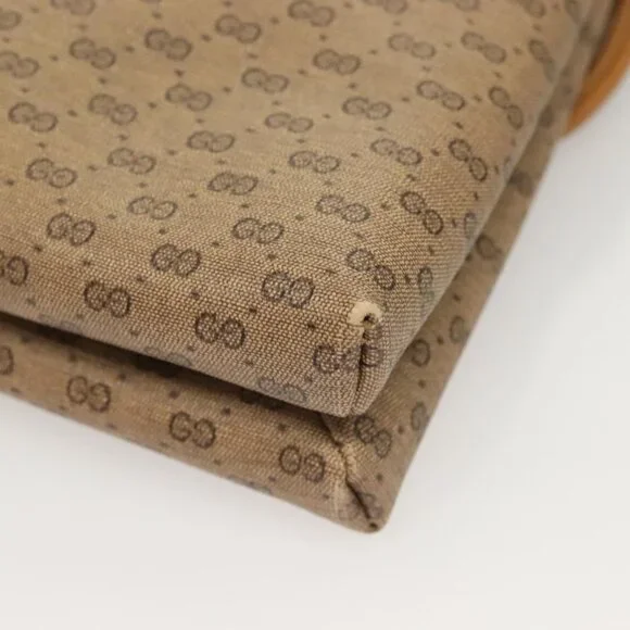 Authentic GUCCI Micro GG Supreme Shoulder Bag PVC Beige Gold 49 001 5548 - Picture 8 of 16